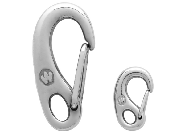 Wichard Forged Stainless Steel Safety Snap Hooks - 5 Sizes