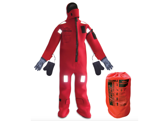 Neptune Insulated Immersion Suit -  2  Variants - 3 Sizes
