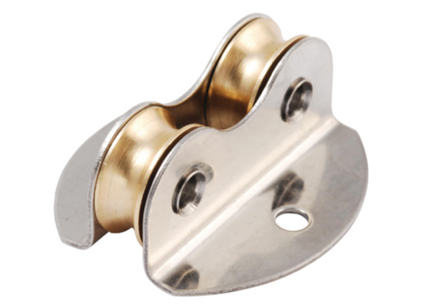 Allen 16mm Through Deck Lightweight Brass Double Block