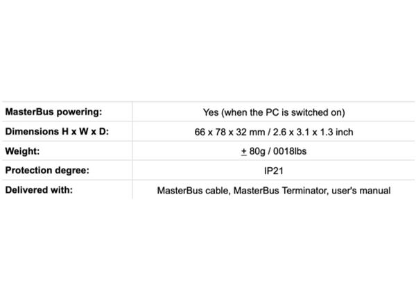 Mastervolt Masterbus USB Interface