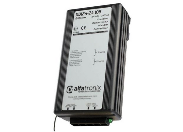 Alfatronix CONVERTOR DD Series 24Vdc - 24Vdc 108W continuous current