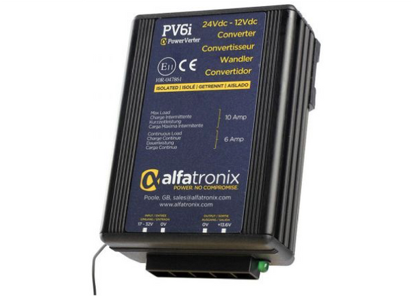 Alfatronix Powerverter CONVERTOR 24V DC - 12V DC Isolated 6A