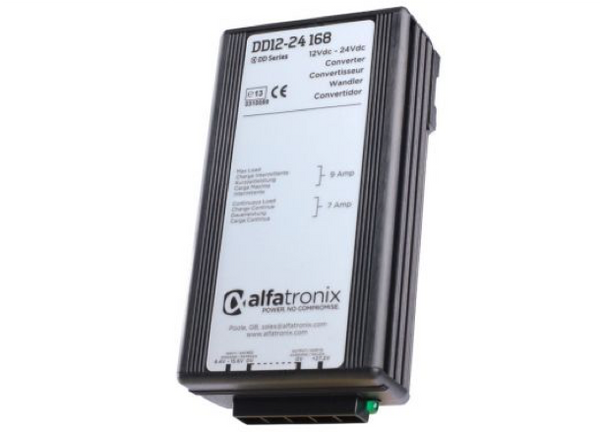 Alfatronix DD Series 12-24VDC IP65 Voltage Converter - 168W (7A)