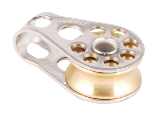 Allen 16mm Single Lightweight Block with Brass Sheave