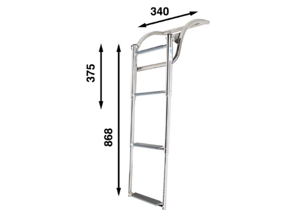 Batsystem RIB400 Boarding Ladder for Inflatable RIBS