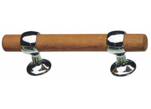 Plastimo Teak and Chrome-Plated Brass Bollards - 2 Sizes