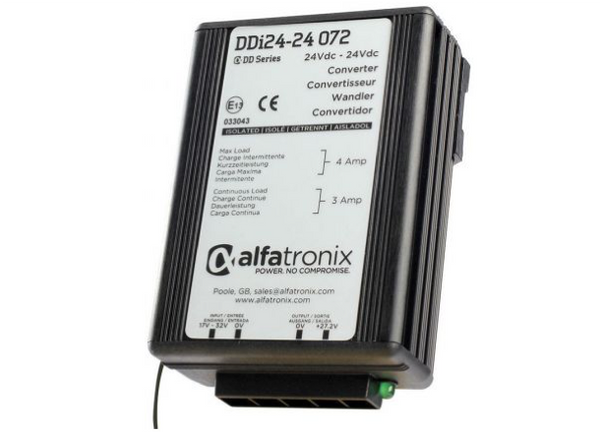 Alfatronix CONVERTOR DD Series 24Vdc - 24Vdc 72W continuous current