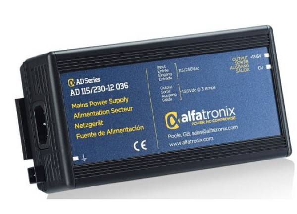Alfatronix Brick Power Supply AD Series 115/230VAC 12v Output 36W