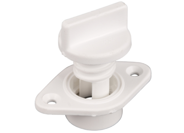 Allen Drain Sockets with Captive Screw - Grey or White