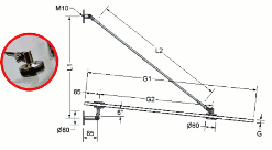 Blue Wave Glass Roof Fittings - 3 Sizes