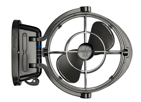 Caframo Sirocco 2 Fan 12/24v - White or Black  - Both Colours In Stock