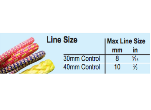 Lewmar 30mm Control Single Web Block