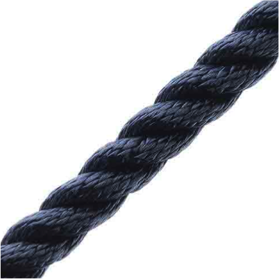 Waveline 3 Strand Polyester Rope 16mm Navy - 150m