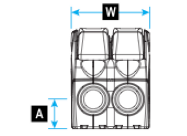 Lewmar DC2 Triple Rope Clutch - 3 Rope Size Options