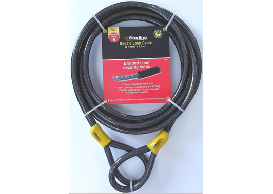 Sterling Security Braided Steel Cable - 2 Sizes