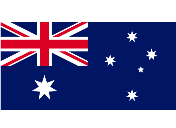 Australia Courtesy Flag Polyester 45 x 30cm