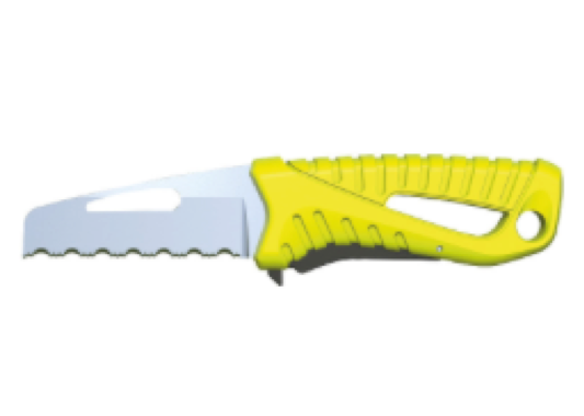 Wichard Rescue Knife with Fixed Serrated Blade & Sheath - In Stock