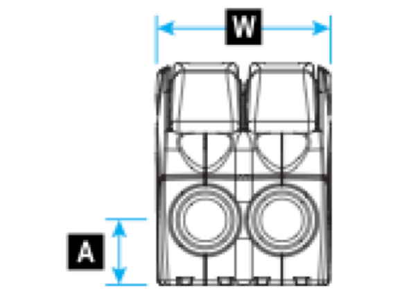 Lewmar DC1 Double Rope Clutch - 3 Rope Size Options