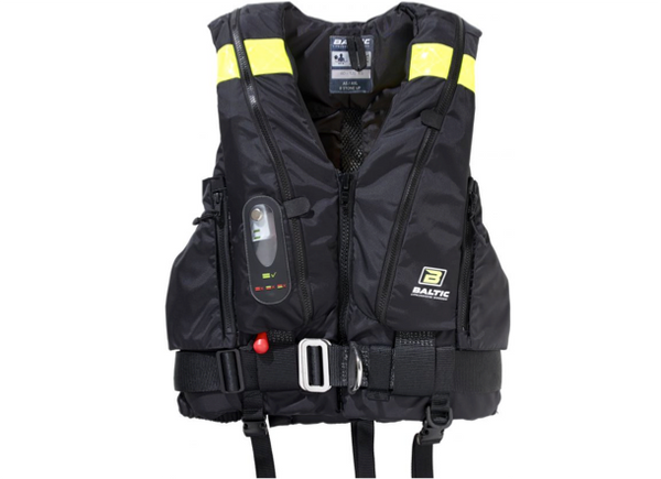 Baltic Hybrid 220 55/165N Buoyancy Aid - Automatic - Black or Red - Built in Safety Harness