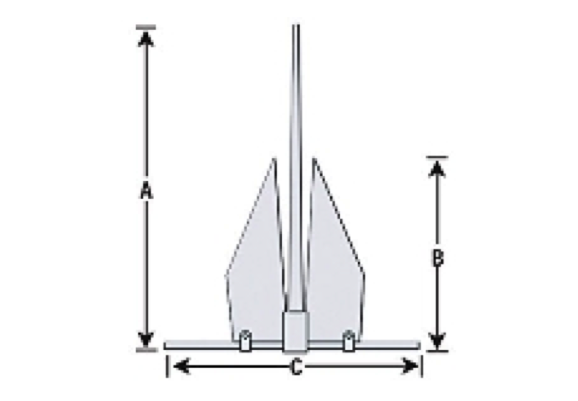 Guardian Lightweight Aluminium Anchors - 6 Sizes