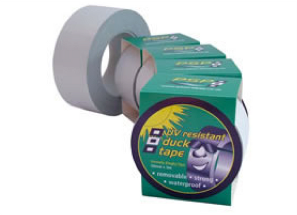 PSP UV Resistant Duck Tape - 50mm - Light Grey- 2 Sizes