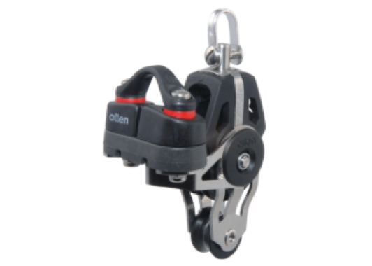 Allen 40mm Swivel Fiddle Block with Cleat 5-10mm