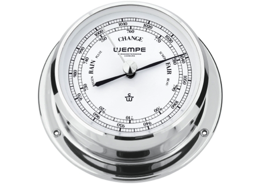 Wempe Skiff Series Barometer 110mm - Chrome Case