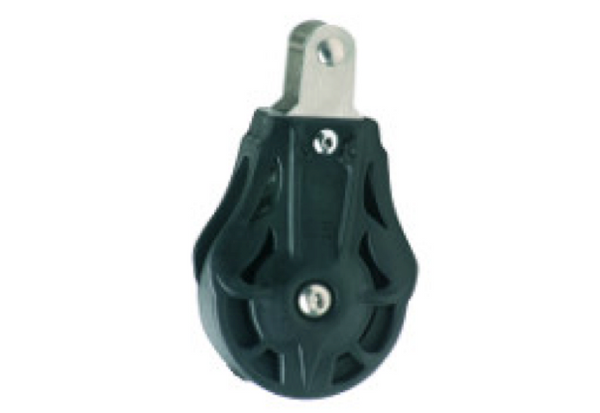 Wichard 55mm Single Block with Fixed Head & Clevis - Plain or Ball Bearing