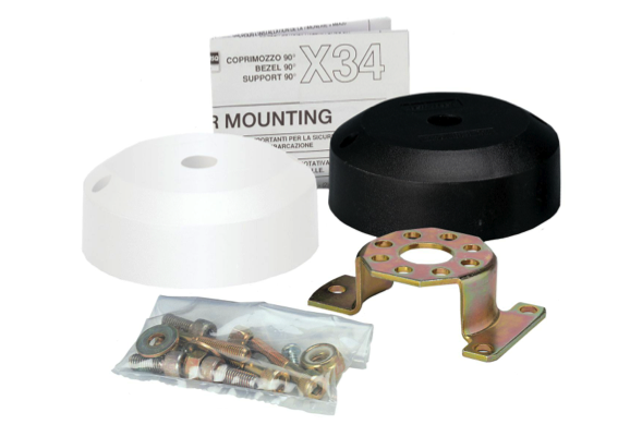 Ultraflex Mounting Bezel Kits 90 Degree - Black or White Bezels