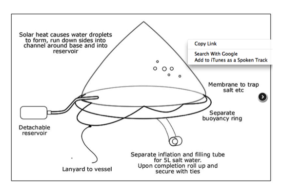 Aquamate Emergency Solar Still