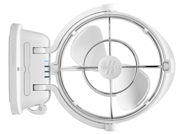 Caframo Sirocco 2 Fan 12/24v - White or Black  - Both Colours In Stock
