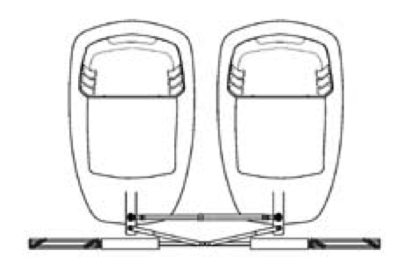 Ultraflex A88 Tie Bar for Twin Outboard Engines