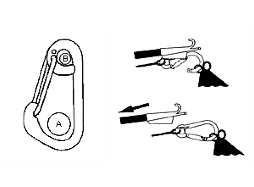 Wichard Simple Mooring Hooks Standard - 3 Sizes