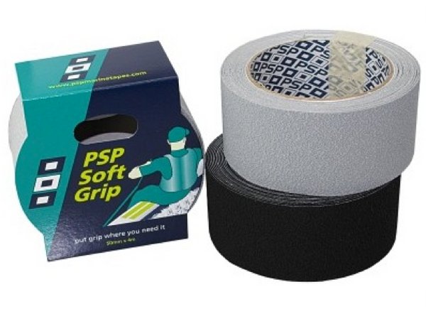 PSP Soft Grip Anti-Slip Tape - Black or Grey - Various Sizes