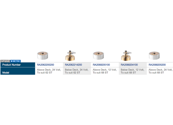 Andersen Compact Motor Winch Conversion Kits - Above Deck Deck - 20 Models