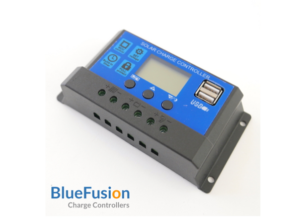 Blue Fusion PWM Solar PV Charge Controller - 3 Models 10A / 20A / 30A