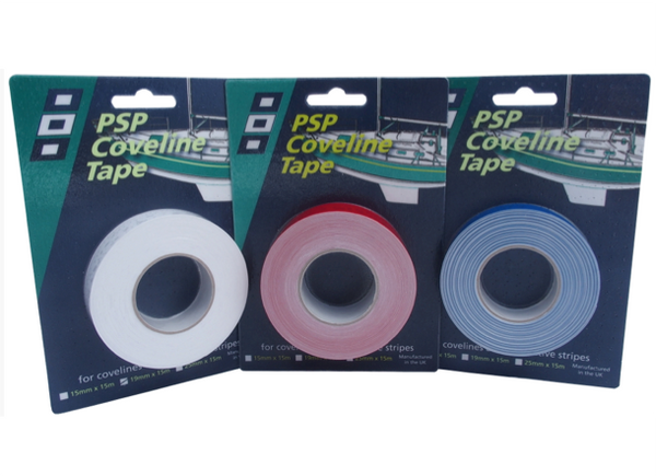PSP Coveline / Boat Stripe - 15mm x 50m - Various Colours