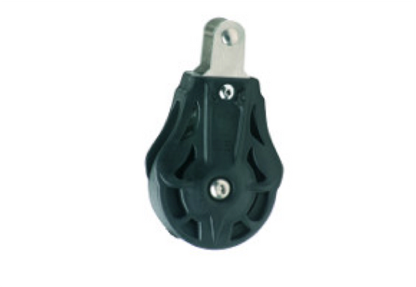 Wichard 45mm Single Block with Fixed Head & Clevis - Plain or Ball Bearing