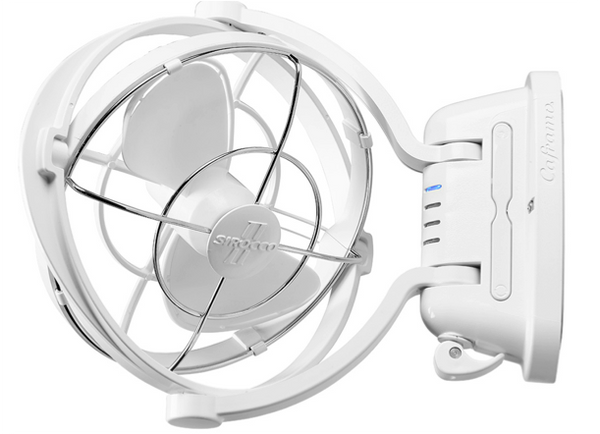Caframo Sirocco 2 Fan 12/24v - White or Black  - Both Colours In Stock