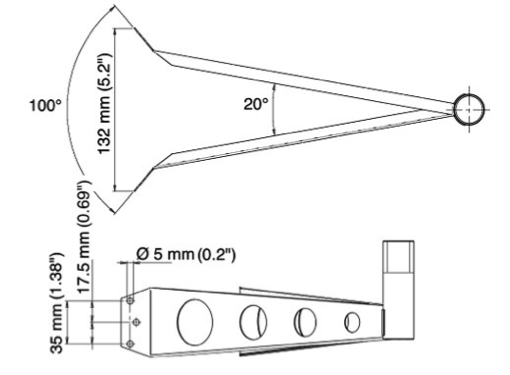 Glomex V9173 Stainless Steel Masthead Bracket