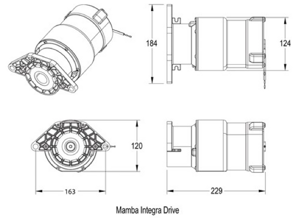 Lewmar Autopilot Mamba/Cobra Integra Drive