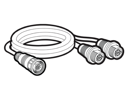 Humminbird ION/ONIX-Splitter Cable-Side Imaging Left & Right