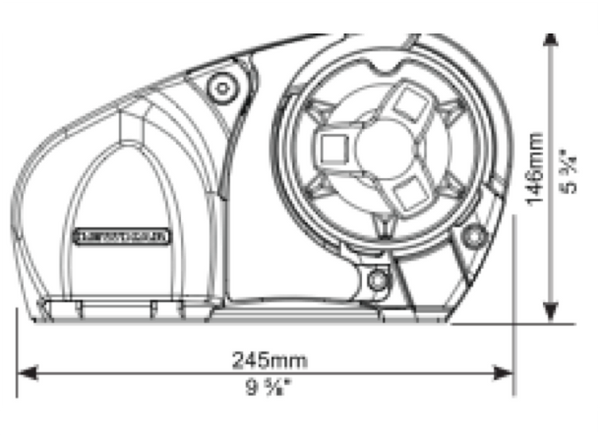 Lewmar Pro-Fish 700 Windlass Kit - 6,7mm/ 1/4 Chain