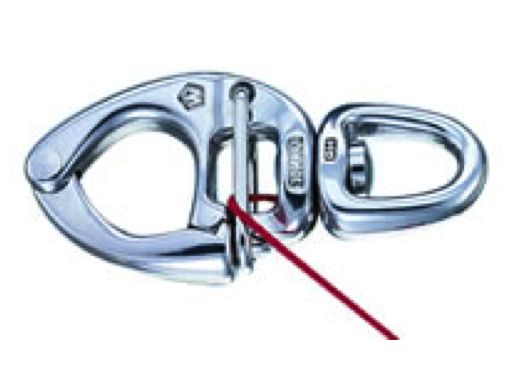 Wichard Quick Release Snap Shackle with Swivel Eye - All Sizes