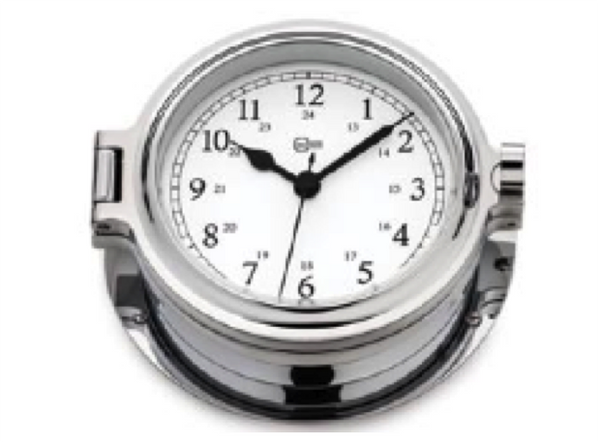 Barigo Admiral Clock Chrome