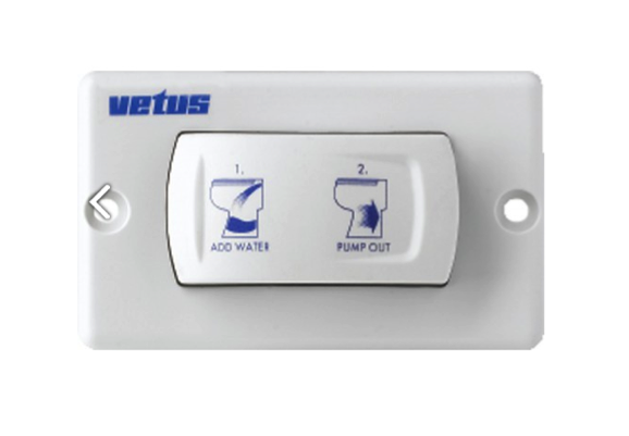 Vetus Electric Toilet SMTO2 12/24V Manual Switch