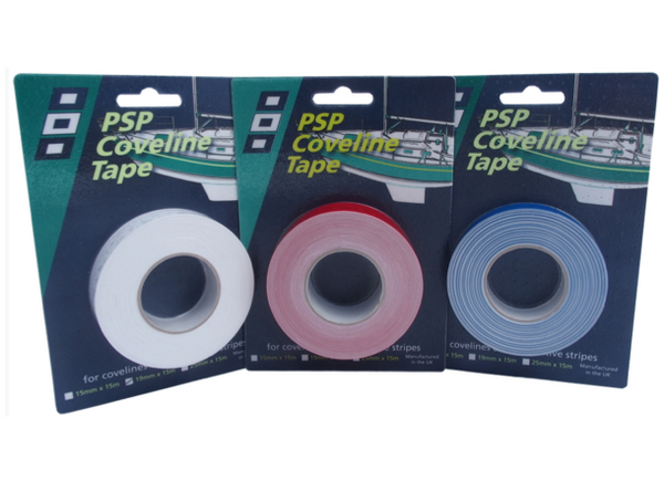 PSP Coveline / Boat Stripe - 19mm x 50m - Various Colours