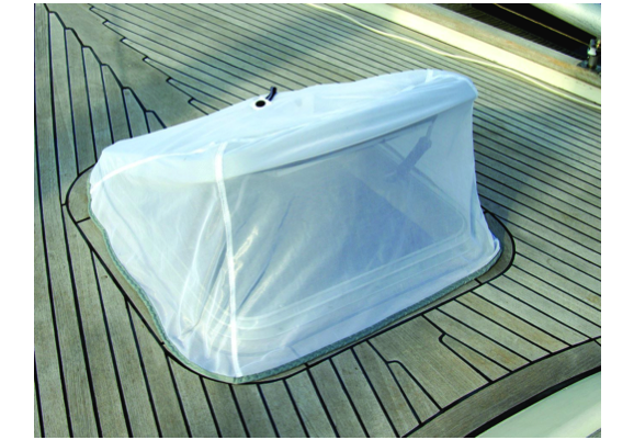 Blue Performance Dual Hatch Cover and Mosquito Net - 10 Sizes