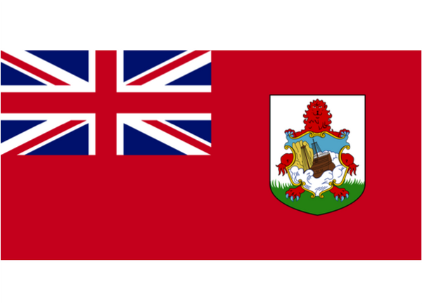 Bermuda Courtesy Flag Polyester 45 x 30cms