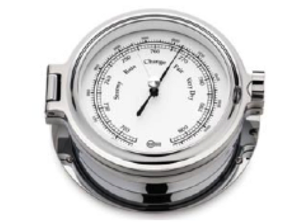 Barigo Admiral Barometer Chrome